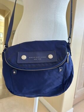 Marc by Marc Jacobs Royal Blue Nylon Crossbody Bag